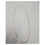 925 Italy Sterling Silver Necklace 22"