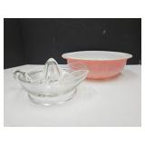Pyrex w/DWD & Glass Juicer