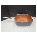 Copper Cook Deep Skillet Slight Crack on LId