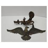 18" Brass Eagle & Cast Iron Cherry Pitter