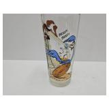 TAZ & Road Runner Pepsi Glass