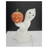 12" HIgh Ceramic Light Up Ghost