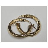 10K Gold Earring Hoops