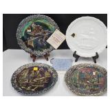 Craftsman Fenton Carnival Collectible Plates