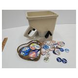 EZ Hand Seeder & Military Button Pins