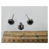 Signed 925 Sterling Silver Matching Earrings