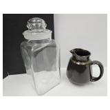 Franciscan Ware Pitcher & Counter Top Stotage Jar