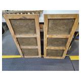 Punched Tin Great For  Cabinet Doors 17.4 x 35"h