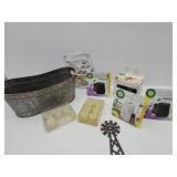 Lot of Air Fresheners Galvanized Bucket+