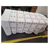 Vintage Colorful Quilt 82 x 80"