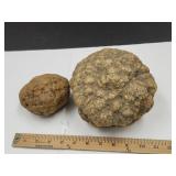 2 Geodes 7" & 4"