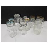 Lot of Canning Jars & Canisters