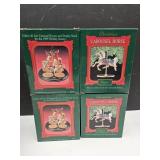 4 Hallmark Carousel Horse Ornaments