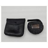 Conway England Pipe w Leather Pouch