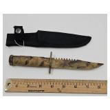 Fixed Blade Survival Knife w/Sheath