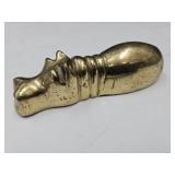 Vintage Brass Hippo 4 3/4"