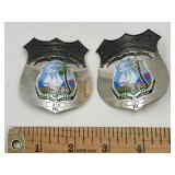 2 Liberia Tax Collector Badges