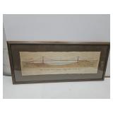 The Golden Gate Bridge Wall Art  41 x 18"