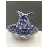 Beautiful Staffordshire England Ironstone Pitcher&