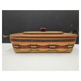 Longaberger Basket Crisco w Lids 14 1/2" w