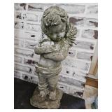 Concrete Cherub Angel 20" h Ready for Paint