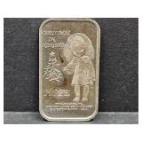Kokomo Christmas Hope 1 Oz Silver Bar