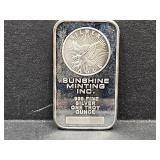 Sunshine Minting 1 oz Silver Bar