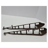 2 Very Cool Cast Iron Sign Bracets 22" Long