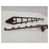 2 Very Cool Cast Iron Sign Bracets 22" Long