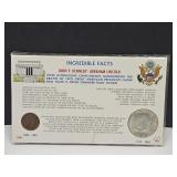 IncredibleFacts Kennedy/ Lincoln 1964 Silver Half+