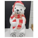30" high Polar Bear Blow Mold  Light Up