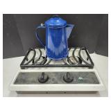 Atwood Gas Stove Top & Granite Pitcher