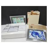 NEW King Sheets Set 2 Cutting Boards & Memo Board