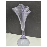 Tiffin Art Glass Twilight Neodymium Lily Vase