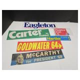 Vintage Election Stickers