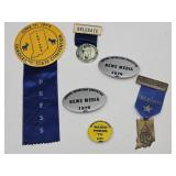 Indiana Political Pins & Badges 1950