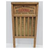 12 X 24" Primitive Decor Advertising Washboard
