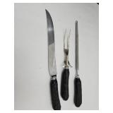 Remington Bone Handle Carving Knife Set