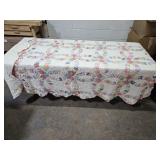 Vintage  Wedding Ring Cutter Quilt 78 x 88"