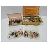 Fishing Lures, Sinkers, Hooks & 4 Organizer Boxes