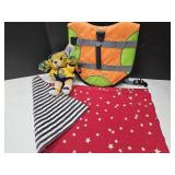 23x13" Americana Table Cover SM Dog  Vest & Pacers