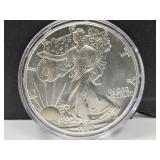 1987 Silver Walking Liberty Dollar Cin