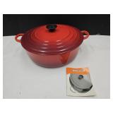NEW Le Creuset  Cast Iron Enamel Pot 12" W