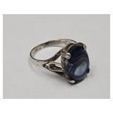 Size 13 .925 & Abalone Shell Ring