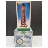 Lemax Water Tower & 100 Light Globe