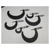 Set of 0 -6" Micrometers ScherrsTumico