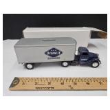NIB Ertl 1937  Ford Overnight Bank  Semi Truck