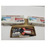 LNew Leather Hole Punch & Heated Ice Scrapper