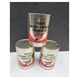 4 TEXACO Air Craft  Oil Cans