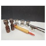 Rolling Pin, Juicer , Small Canister Set & Shakers